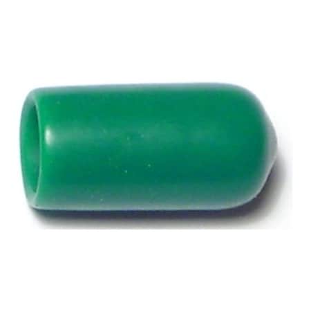 Midwest Fastener Screw Cap, 5/16 in Dia, Green, Plastic Green, 20 PK 65964